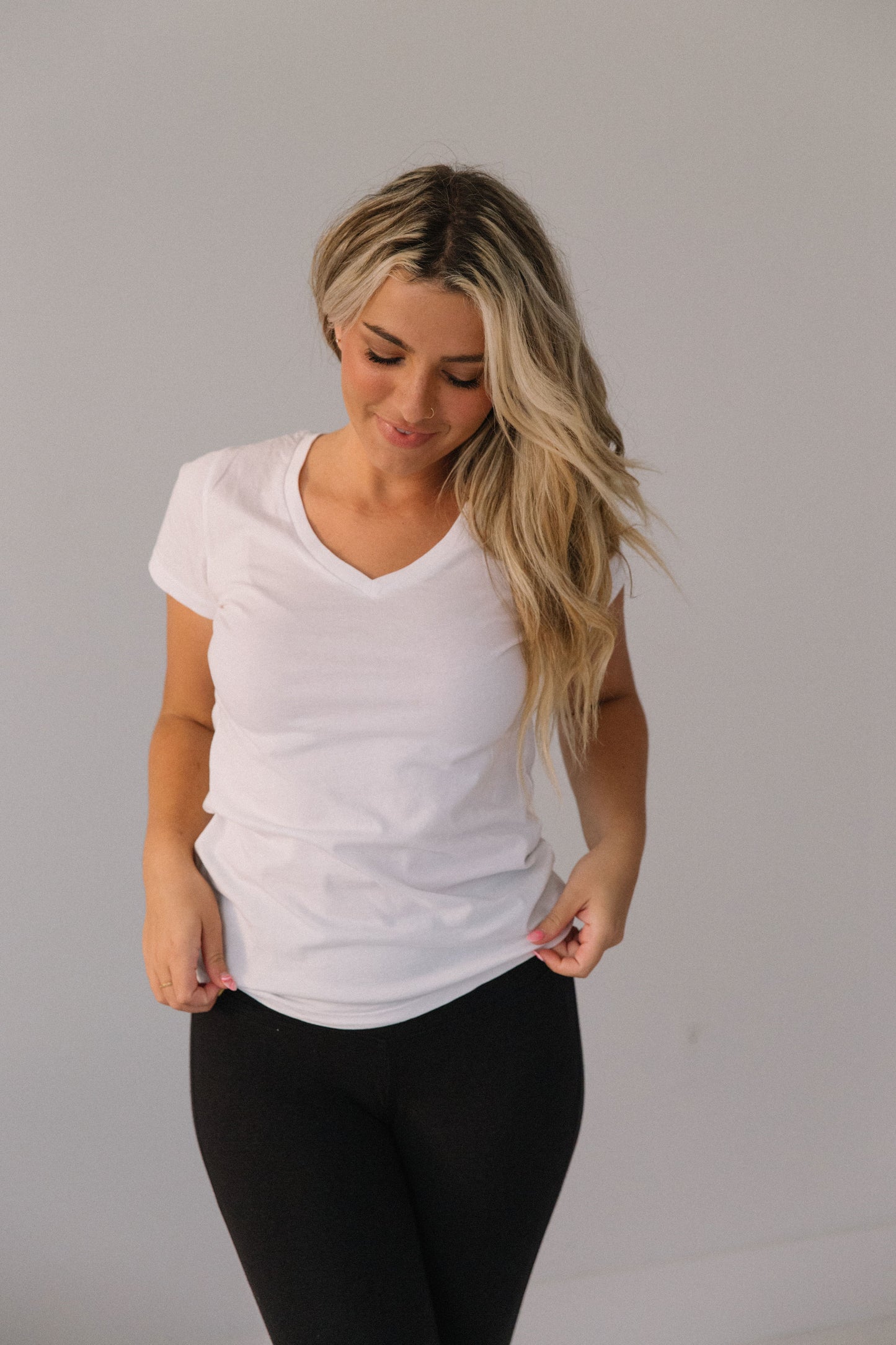 Classic Supima Cotton V-Neck